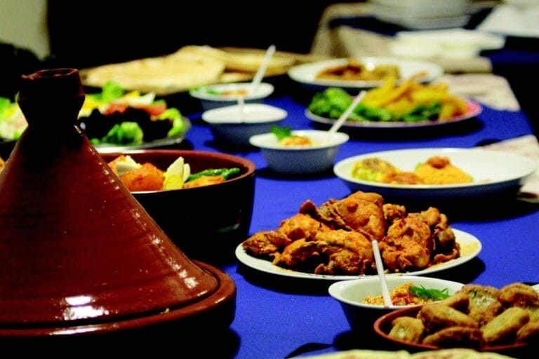 Tajine op tafel
